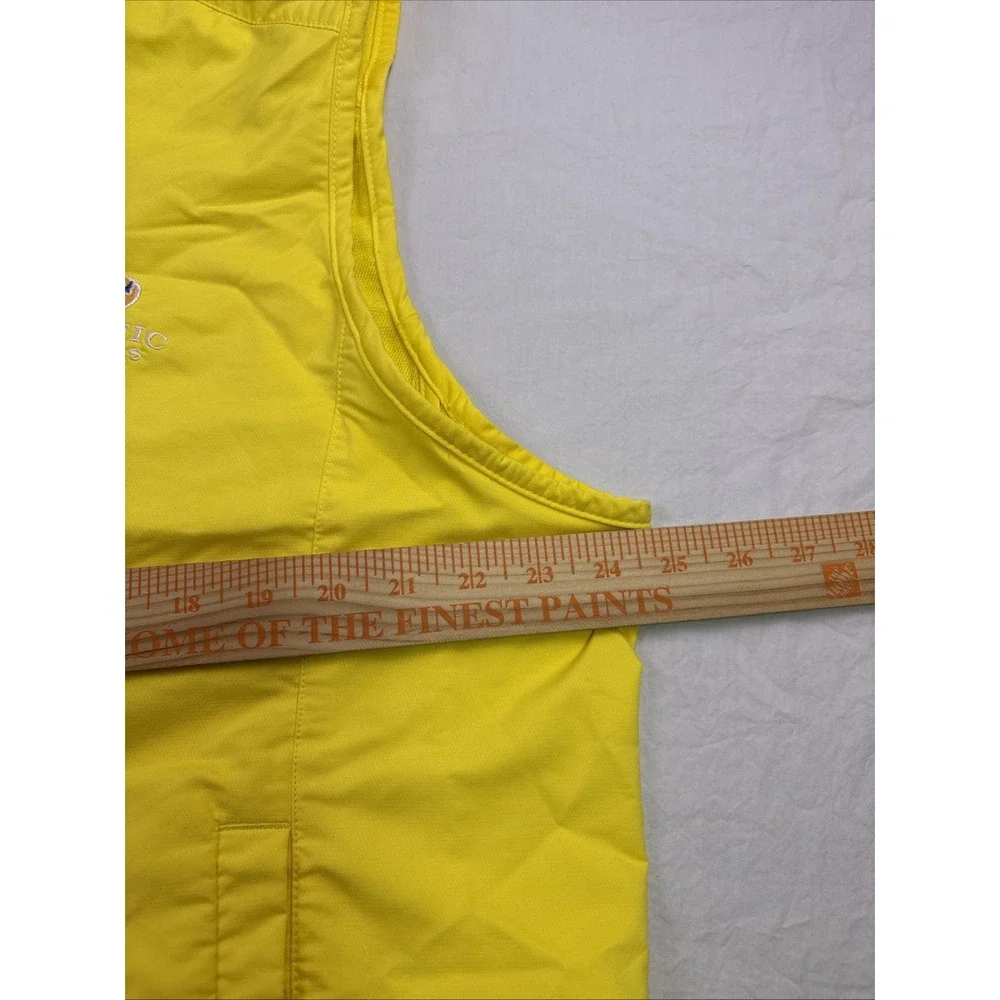Polo Ralph Lauren Vest Mens X- Large Yellow Windbreaker Golf Rain Resistant